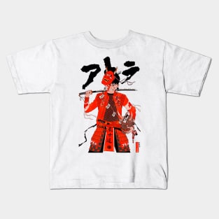 Japanese Samurai Warrior Anime Style Kids T-Shirt